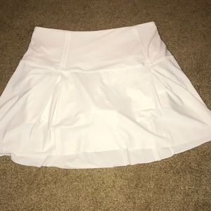 White Lululemon tennis skirt